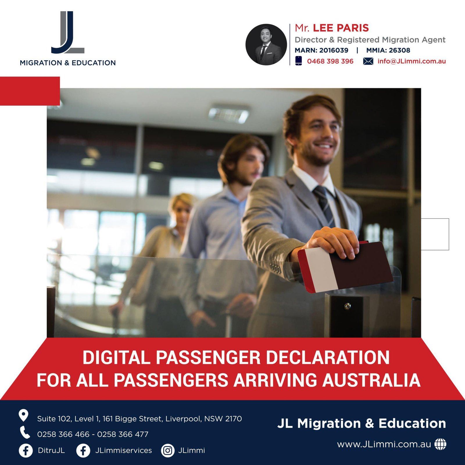 Digital passenger declaration for all passengers arriving Australia Digital passenger declaration for all passengers arriving Australia