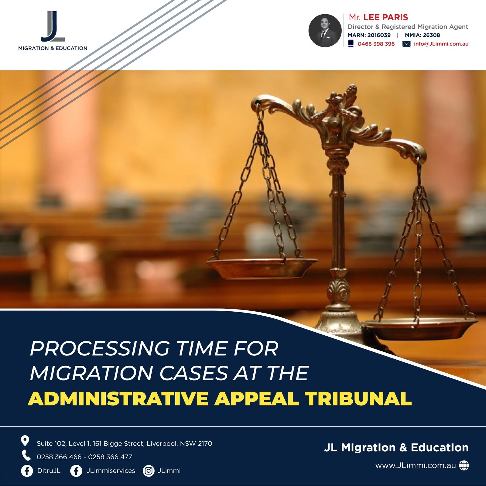Processing time for migration cases at the Administrative Appeal Tribunal Processing time for migration cases at the Administrative Appeal Tribunal