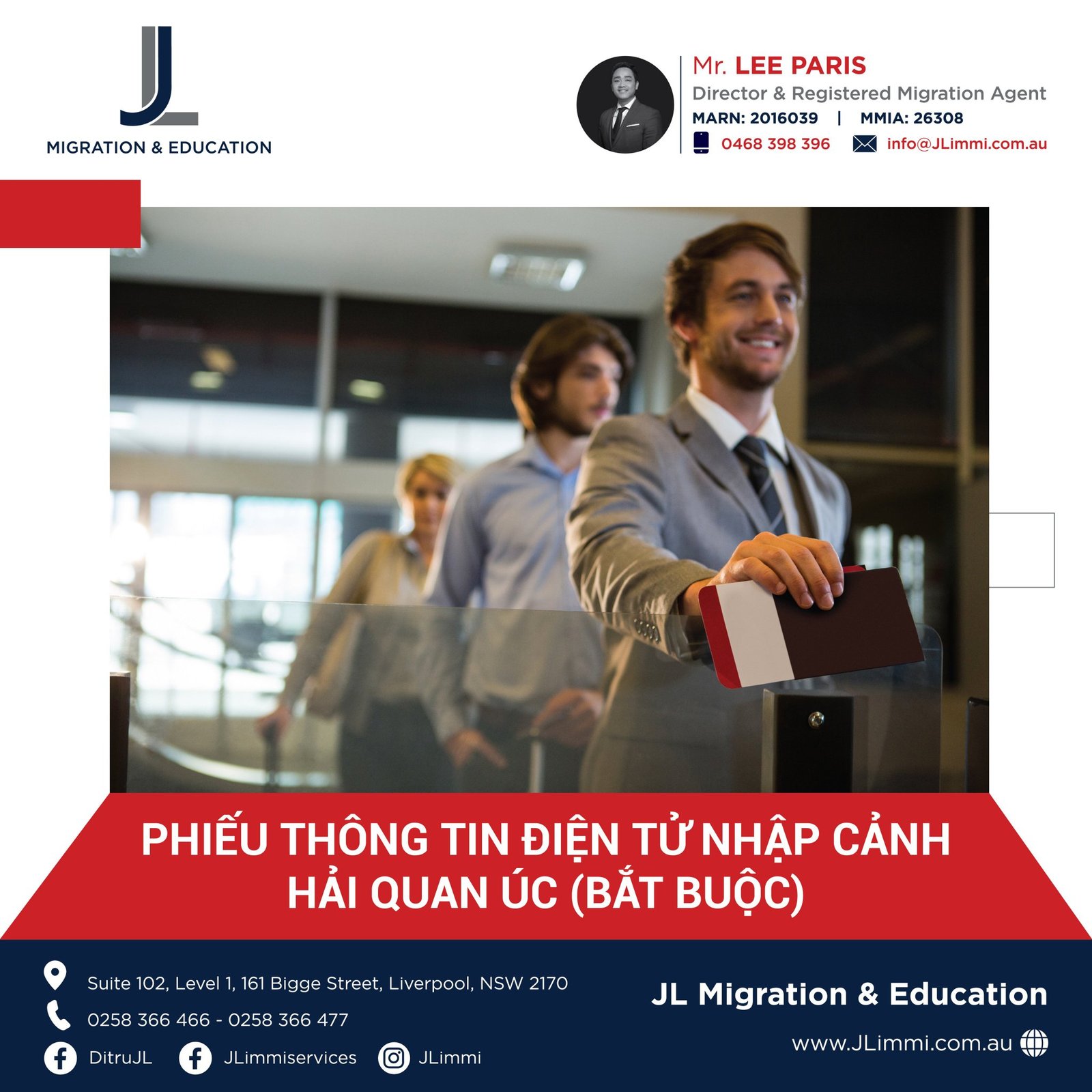 Phiếu thông tin điện tử nhập cảnh hải quan Úc ( Bắt buộc) Phiếu thông tin điện tử nhập cảnh hải quan Úc ( Bắt buộc)
